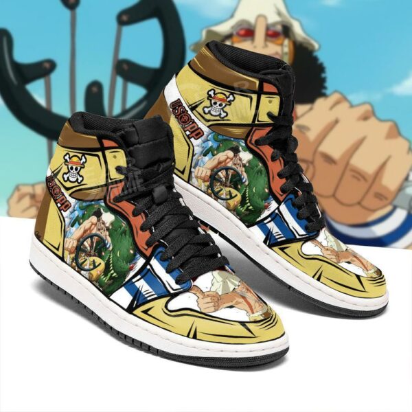 Usopp Sneakers Straw Hat Priates One Piece Anime Shoes Fan Gift MN06 2