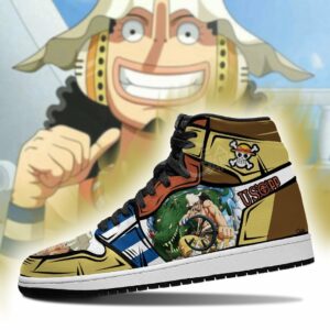 Usopp Sneakers Straw Hat Priates One Piece Anime Shoes Fan Gift MN06 5