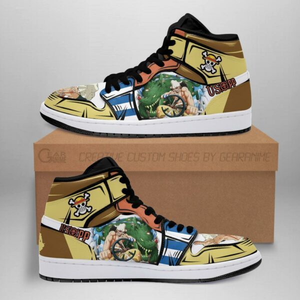 Usopp Sneakers Straw Hat Priates One Piece Anime Shoes Fan Gift MN06 1