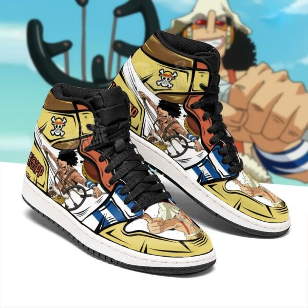 Usopp Sneakers The Sniper Skill One Piece Anime Shoes Fan MN06 2