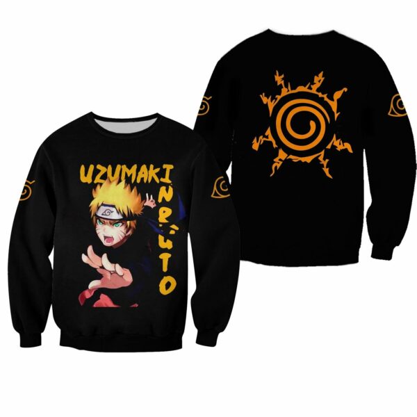 Uzumaki Naruto Shirt Naruto Family Symbol Anime Hoodie Sweater 2