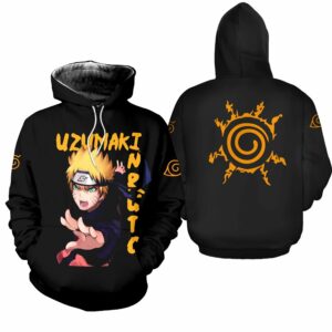 Uzumaki Naruto Shirt Naruto Family Symbol Anime Hoodie Sweater 5