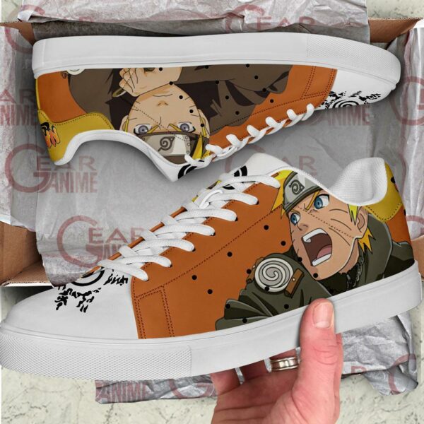 Uzumaki Naruto Skate Shoes Naruto Anime Custom Shoes PN10 2