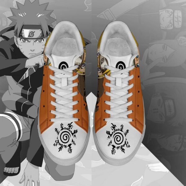 Uzumaki Naruto Skate Shoes Naruto Anime Custom Shoes PN10 3