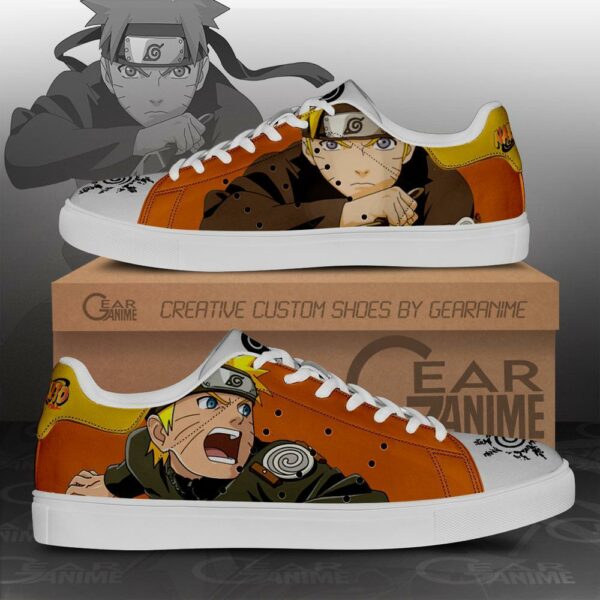 Uzumaki Naruto Skate Shoes Naruto Anime Custom Shoes PN10 1