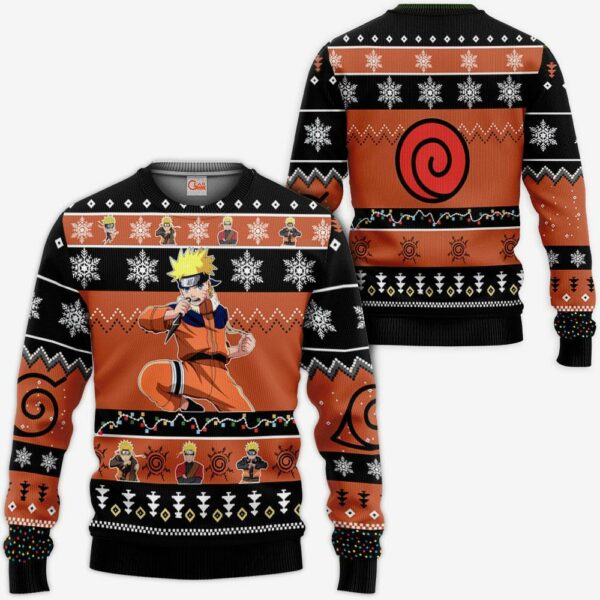 Uzumaki Naruto Ugly Christmas Sweater Custom Naruto Xmas Gifts Idea 1