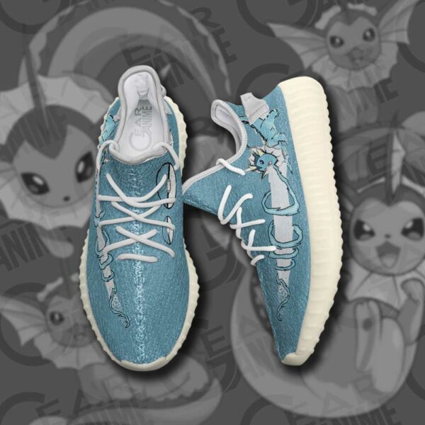 Vaporeon Shoes Pokemon Custom Anime Sneakers 2