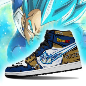 Personalized Vegeta Blue Custom Shoes 6