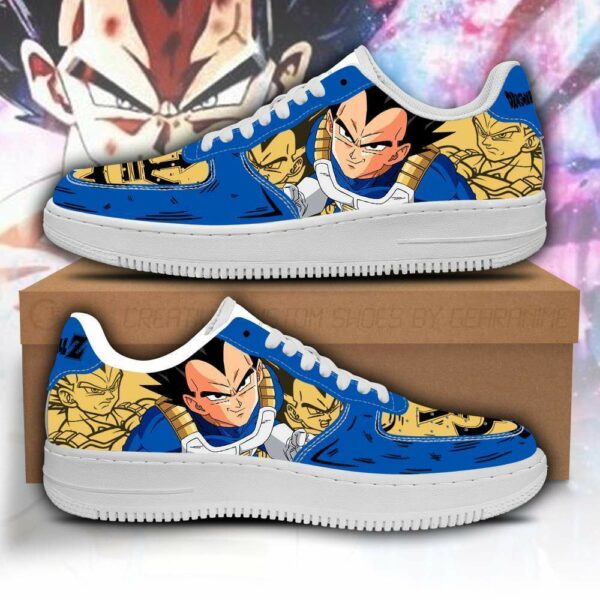 Vegeta Blue Sneakers Custom Dragon Ball Anime Shoes Fan Gift PT05 1