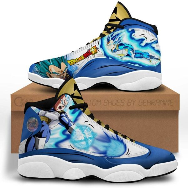 Vegeta Blue Sneakers Dragon Ball Super Anime Custom Shoes 1