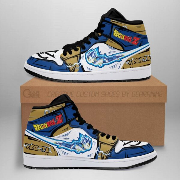 Vegeta Blue Sneakers Custom Anime Dragon Ball Shoes 2