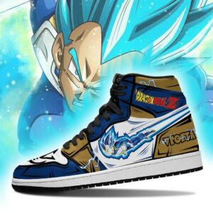 Vegeta Blue Sneakers Custom Anime Dragon Ball Shoes 8