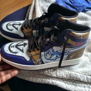 Vegeta Blue Sneakers Custom Anime Dragon Ball Shoes 9