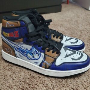 Vegeta Blue Sneakers Custom Anime Dragon Ball Shoes 10