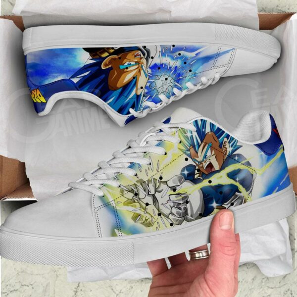 Vegeta Blue Skate Shoes Dragon Ball Anime Custom Shoes PN09 2