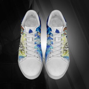 Vegeta Blue Skate Shoes Dragon Ball Anime Custom Shoes PN09 6