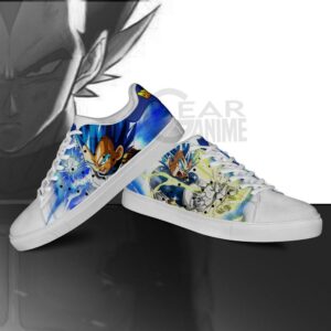 Vegeta Blue Skate Shoes Dragon Ball Anime Custom Shoes PN09 7