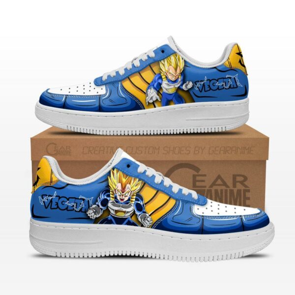 Vegeta SSJ Air Sneakers Custom Anime Shoes 1