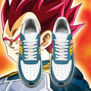 Vegeta SSJ God Air Sneakers Custom Anime Shoes 6