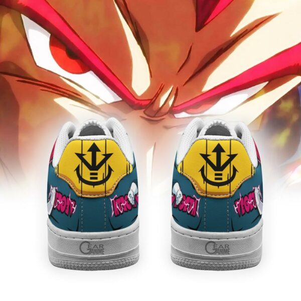 Vegeta SSJ God Air Sneakers Custom Anime Shoes 4