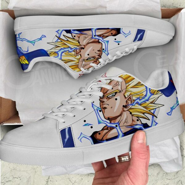 Vegeta Super Saiyan Skate Shoes Dragon Ball Anime Custom Shoes PN09 2