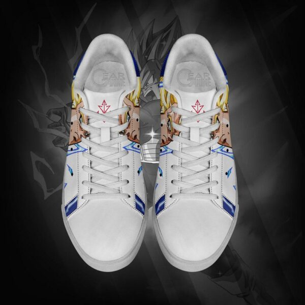 Vegeta Super Saiyan Skate Shoes Dragon Ball Anime Custom Shoes PN09 3