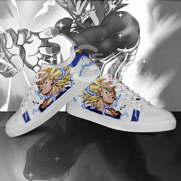 Vegeta Super Saiyan Skate Shoes Dragon Ball Anime Custom Shoes PN09 4