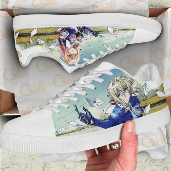 Violet Evergarden Skate Shoes Custom Anime Shoes For Fan 2