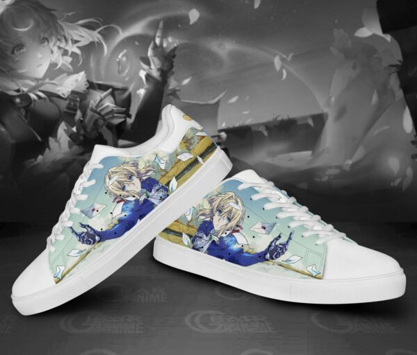 Violet Evergarden Skate Shoes Custom Anime Shoes For Fan 3