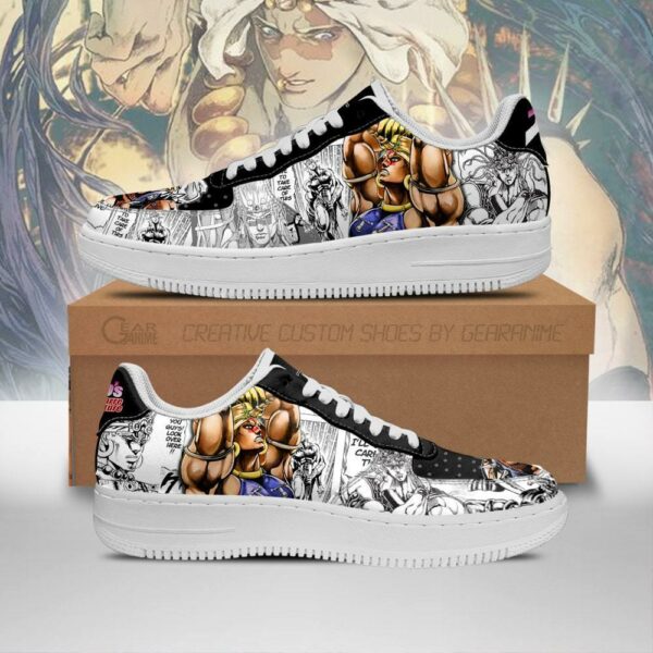 Wamuu Sneakers Manga Style JoJo's Anime Shoes Fan Gift Idea PT06 1