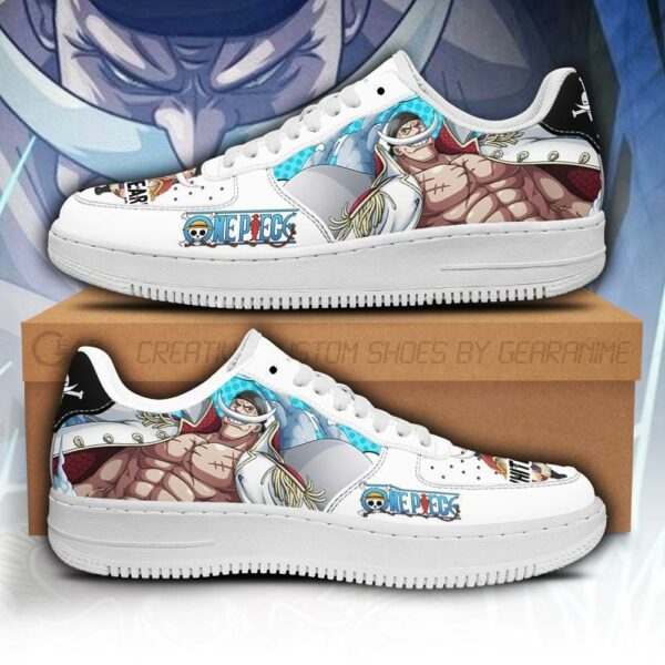 White Beard Sneakers Custom One Piece Anime Shoes Fan PT04 1