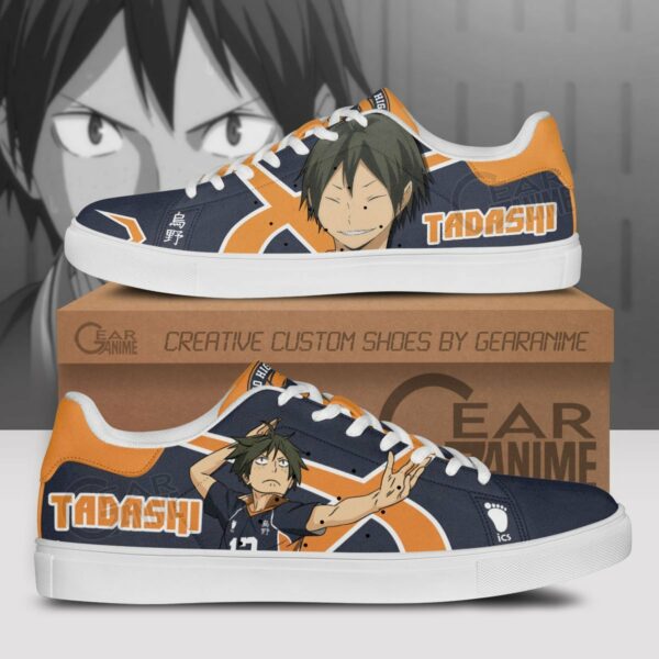 Yamaguchi Tadashi Skate Shoes Custom Haikyuu Anime Shoes 1