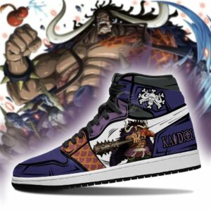 Yonko Kaido Sneakers One Piece Anime Shoes Fan Gift MN06 5