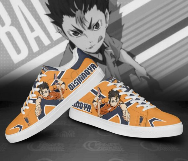 Yu Nishinoya Skate Shoes Custom Haikyuu Anime Shoes 3