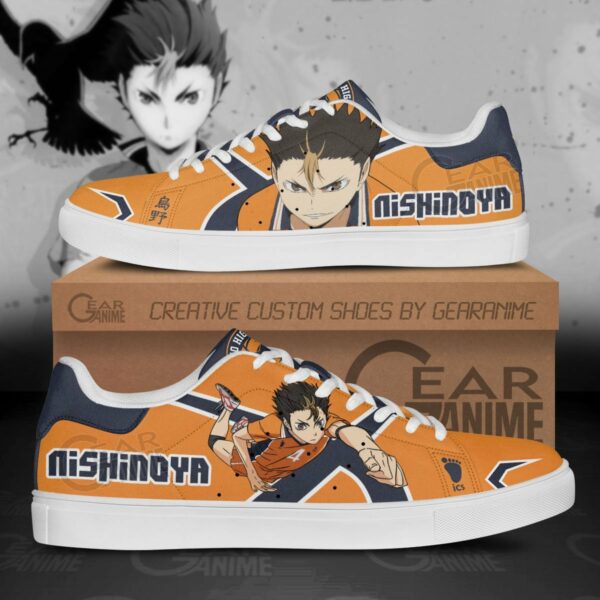 Yu Nishinoya Skate Shoes Custom Haikyuu Anime Shoes 1