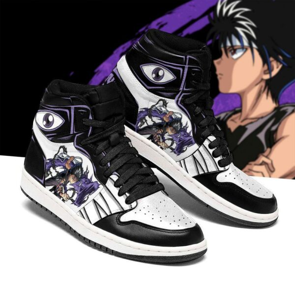 Yu Yu Hakusho Shoes Hiei Sneakers High Top Anime Shoes 2