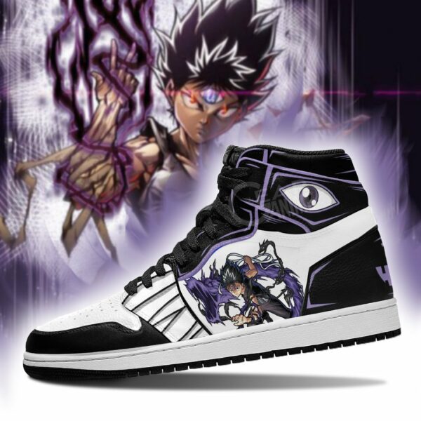 Yu Yu Hakusho Shoes Hiei Sneakers High Top Anime Shoes 3