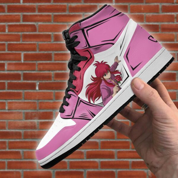 Yu Yu Hakusho Shoes Kurama Sneakers High Top Anime Shoes 4