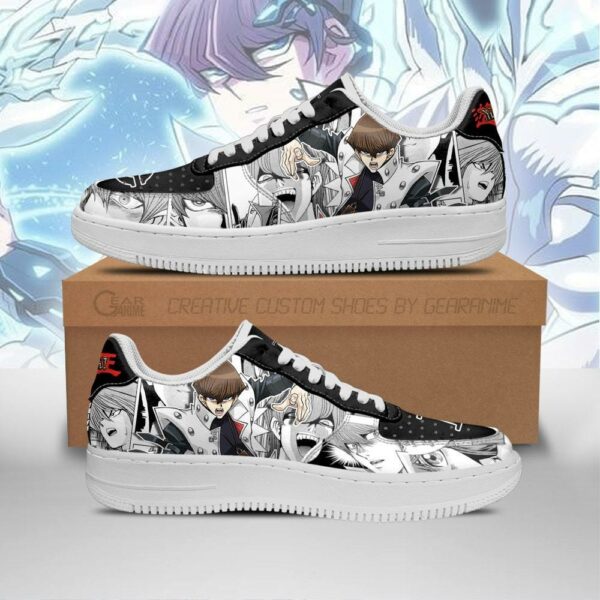 Yugioh Shoes Seto Kaiba Sneakers Yu Gi Oh Anime Shoes 1