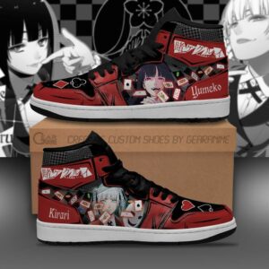 Yumeko Kirari Kakegurui Sneakers Anime Custom Shoes From Fan Request 5