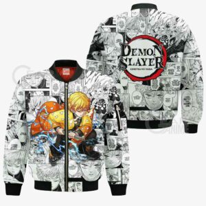 Demon Slayer Zenitsu Hoodie Anime Mix Manga KNY Shirt 12