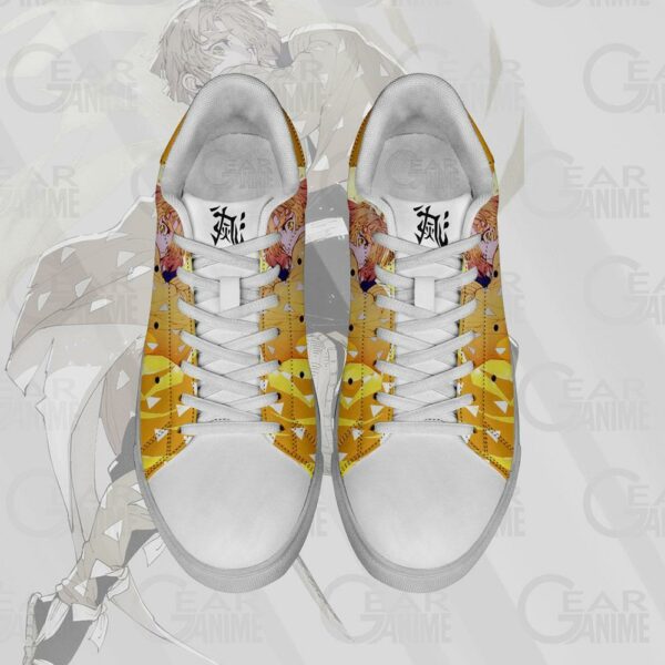 Zenitsu Agatsuma Skate Shoes Demon Slayer Anime Custom Shoes PN10 4