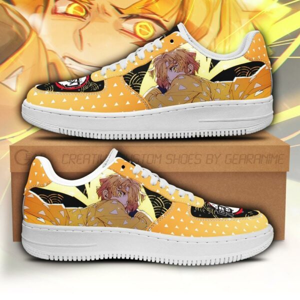 Zenitsu Sneakers Custom Demon Slayer Anime Shoes Fan PT05 1