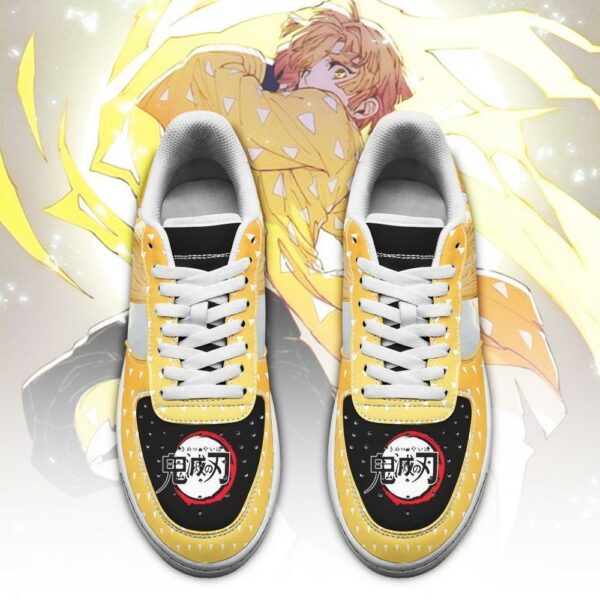 Zenitsu Sneakers Demon Slayer Anime Shoes Fan Gift Idea PT06 2