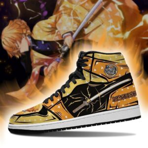 Zenitsu Sneakers Demon Slayer Kimetsu No Yaiba Anime Shoes Mn04 5