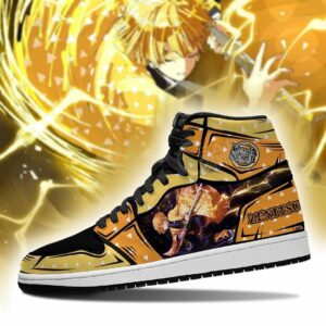 Zenitsu Shoes Boots Skill Thunder Breathing Demon Slayer Anime Sneakers Fan 5