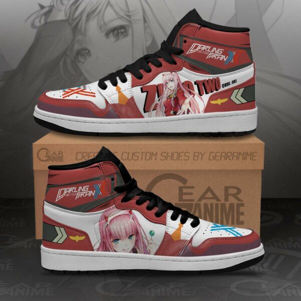 Zero Two Darling In The Franxx Sneakers Code 002 Anime Shoes 2