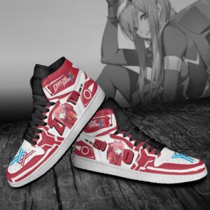 Zero Two Darling In The Franxx Sneakers Code 002 Custom Shoes 8