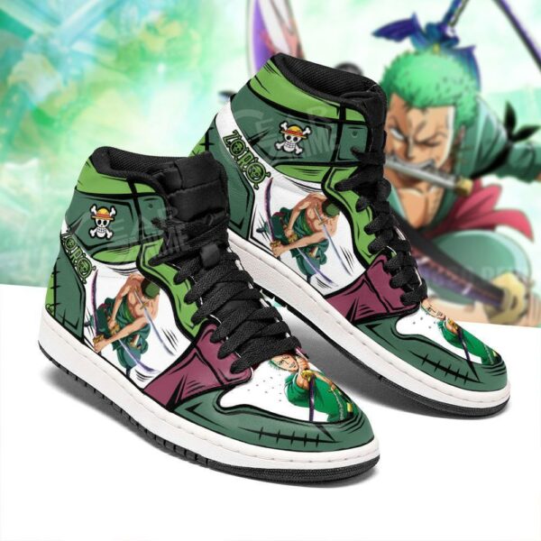 Zoro Sneakers Straw Hat Priates One Piece Anime Shoes Fan Gift MN06 2