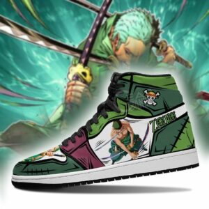 Zoro Sneakers Straw Hat Priates One Piece Anime Shoes Fan Gift MN06 5